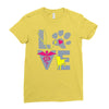love teal best trending Ladies Fitted T-Shirt