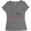 golden christmas Women's Triblend Scoop T-shirt