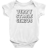 verry stable genius Baby Onesie