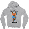 sarcasm Zipper Hoodie
