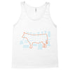 an exhaustive guide to cuts of meat Tank Top