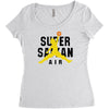 Super Saiyan Air Women's Triblend Scoop T-shirt