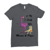 mama &amp; pizza dinasour Ladies Fitted T-Shirt