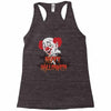 happy halloween clown Racerback Tank