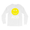 acid house smiley face 90's rave club hardcore party Long Sleeve Shirts