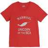 narwhals V-Neck Tee