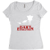 dart evolution stranger dustin tv show Women's Triblend Scoop T-shirt