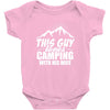 Camper Couple Man White Baby Bodysuit