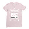 vintage made in 1952 perfectly aged a living legend Ladies Fitted T-Shirt