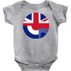mod union jack, ideal gift, birthday present Baby Onesie