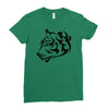 tribal tiger Ladies Fitted T-Shirt