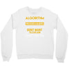 algorithm word used by programmers Crewneck Sweatshirt