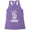 Never Underestimate A Dad With An Engineering Degree Racerback Tank