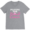 playing for breast cancer V-Neck Tee