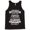 Super Cool Stepmom Of A Freaking Awesome Grandson Tank Top