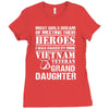 Vietnam Veteran Granddaughter Ladies Fitted T-Shirt