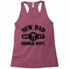 rookie new dad 2017 Racerback Tank