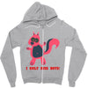 i only kiss boys Zipper Hoodie