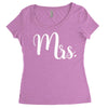 mrs. Women's Triblend Scoop T-shirt