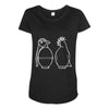dove v's grenade banksy art Maternity Scoop Neck T-shirt