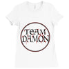 team damon salvatore Ladies Fitted T-Shirt
