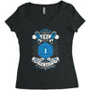 Natural 1   Orc Blue Edition Women's Triblend Scoop T-shirt