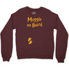 Muggle On Board Orange Crewneck Sweatshirt