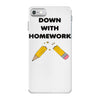 down with homework iPhone 7 Case