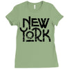 new york 2 Ladies Fitted T-Shirt