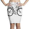 Albert Hofmann LSD Funny Retro Bicycle Day Pencil Skirts