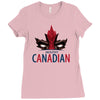 mouthy canadian Ladies Fitted T-Shirt