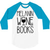 melanin wine books 3/4 Sleeve Shirt