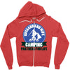 camping for life;Husband and wife Zipper Hoodie