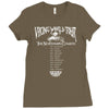 viking world tour funny Ladies Fitted T-Shirt