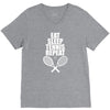 Eat Sleep Tennis Repeat V-Neck Tee