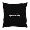 speaker city Throw Pillow