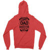 Super Cool Dad Of A Freaking Awesome Daughter Zipper Hoodie