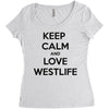 westlife Women's Triblend Scoop T-shirt