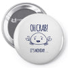 crabby day Pin-back button