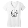 house music Women's V-Neck T-Shirt