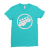 scott pilgrim vs the world bass guitar rockband vintage show movie tee Ladies Fitted T-Shirt