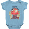 who knows sign language Baby Bodysuit