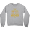 kings are born  november Crewneck Sweatshirt