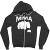 fighting mixed martial arts fist Zipper Hoodie