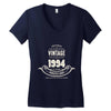 premium vintage 1994 classic perfectly aged limited edition Women's V-Neck T-Shirt