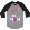 love boxer dog mom funny 3/4 Sleeve Shirt