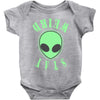 stay weird alien girls Baby Onesie