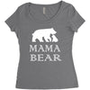 mama bear Women's Triblend Scoop T-shirt