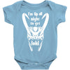 'i'm up all night to get loki' thor  avengers tom hiddleston funny Baby Bodysuit