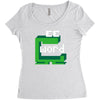 word muncher Women's Triblend Scoop T-shirt